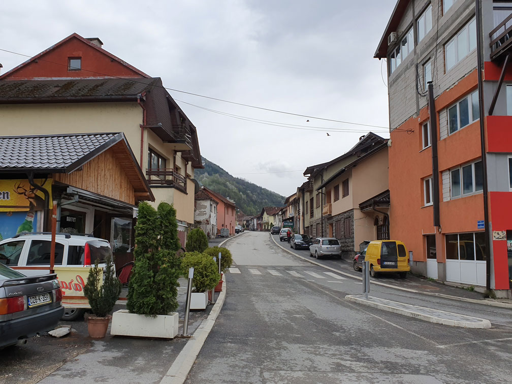 Srebrenitsa şehir merkezi