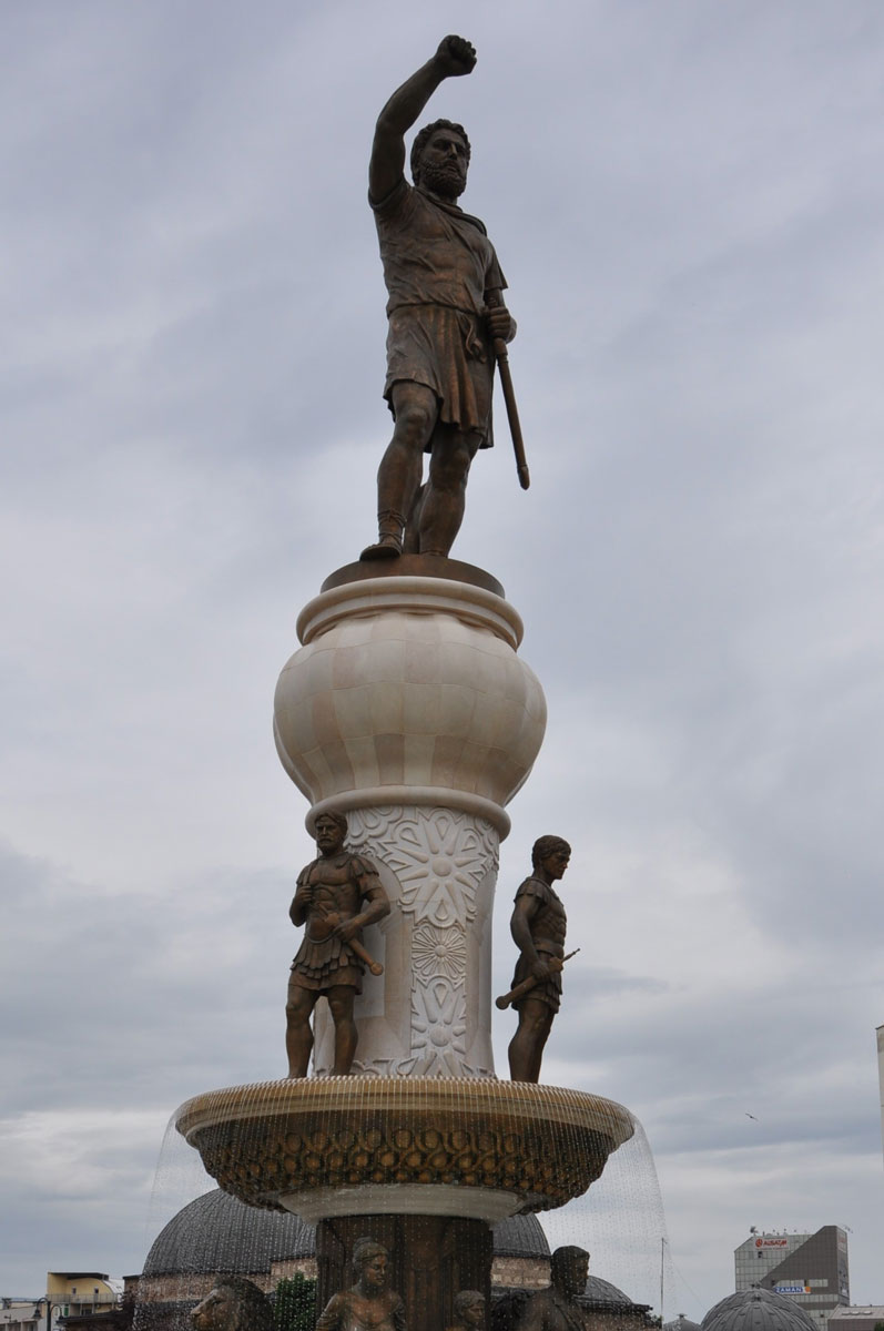 Büyük İskender'in babası 2. Filip'in heykeli