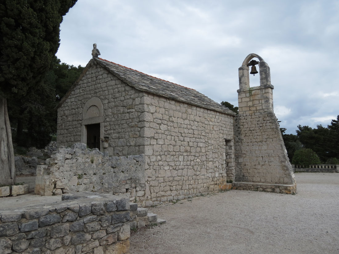 Hırvatistan Split'te kırsal bir kilise örneği
