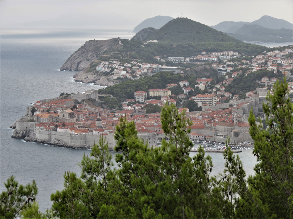 Dubrovnik Eski Şehir bölgesinin görünümü