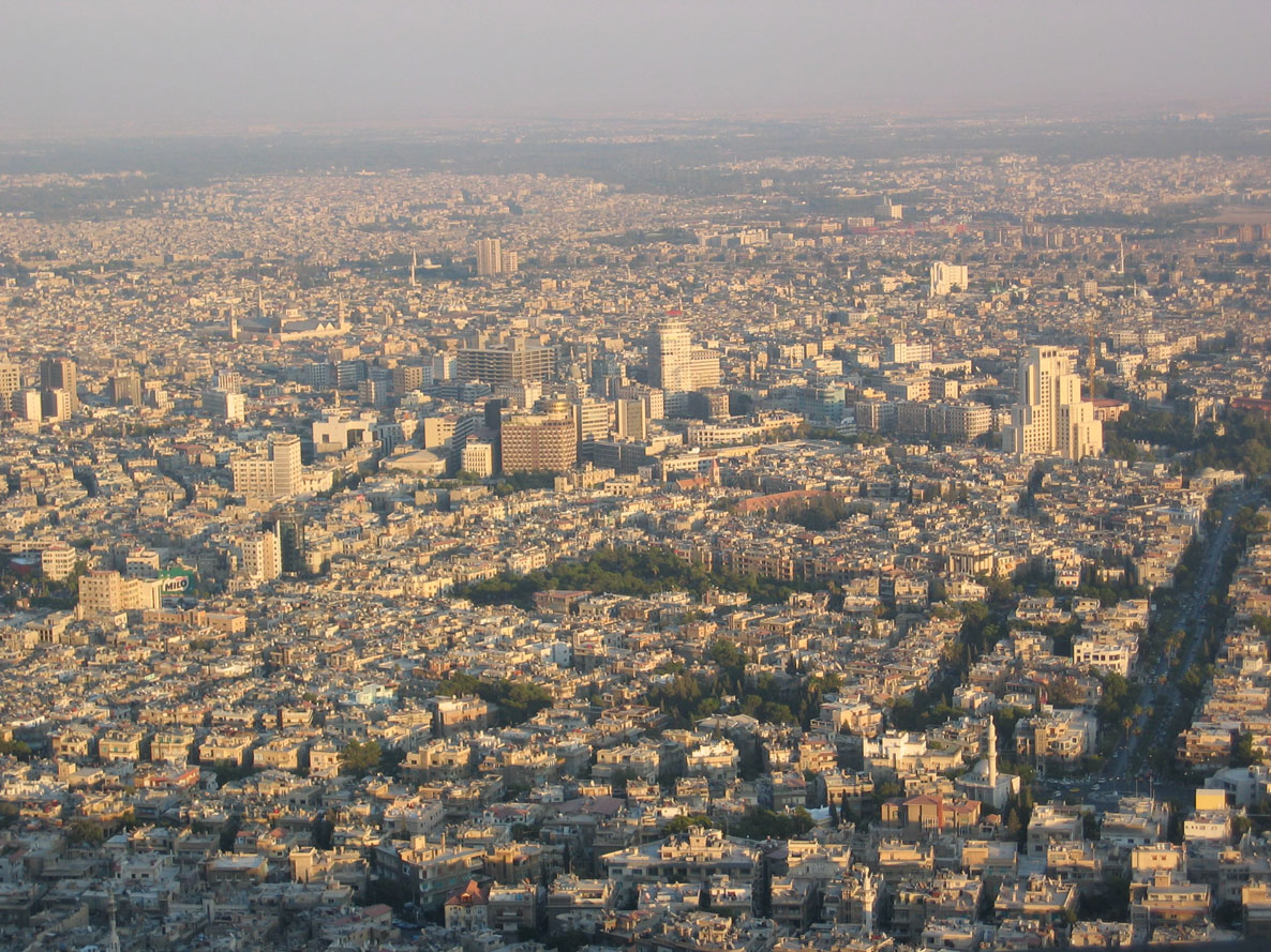 Kasiyun Dağı'ndan Şam panoraması