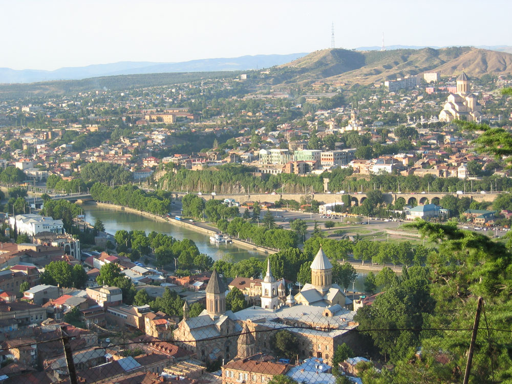 Tiflis'in genel görünümü