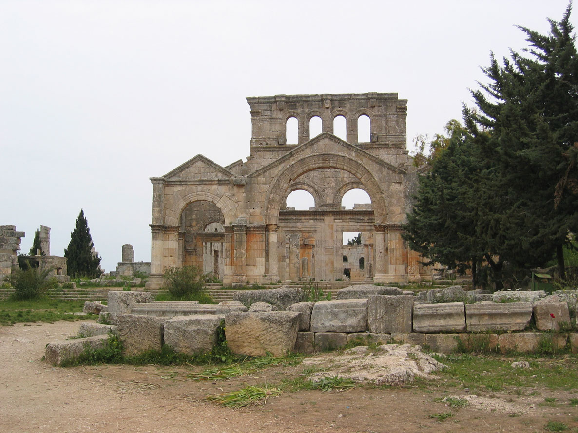 Türkiye hududuna çok yakın bir noktadaki Aziz Simeon Antik Kenti