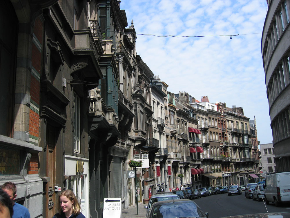 Brüksel'de bir sokak