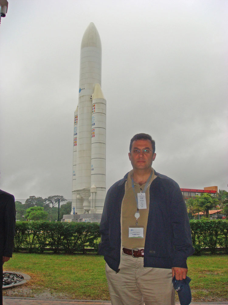 Fransız Guyanası'ndaki Uzay Merkezi'nde