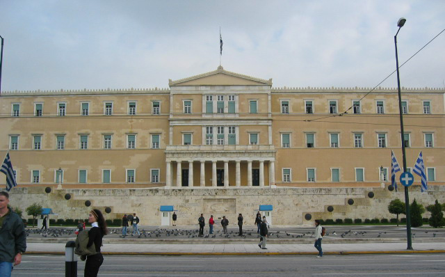 Sintagma Meydanı ve Yunan Parlamentosu