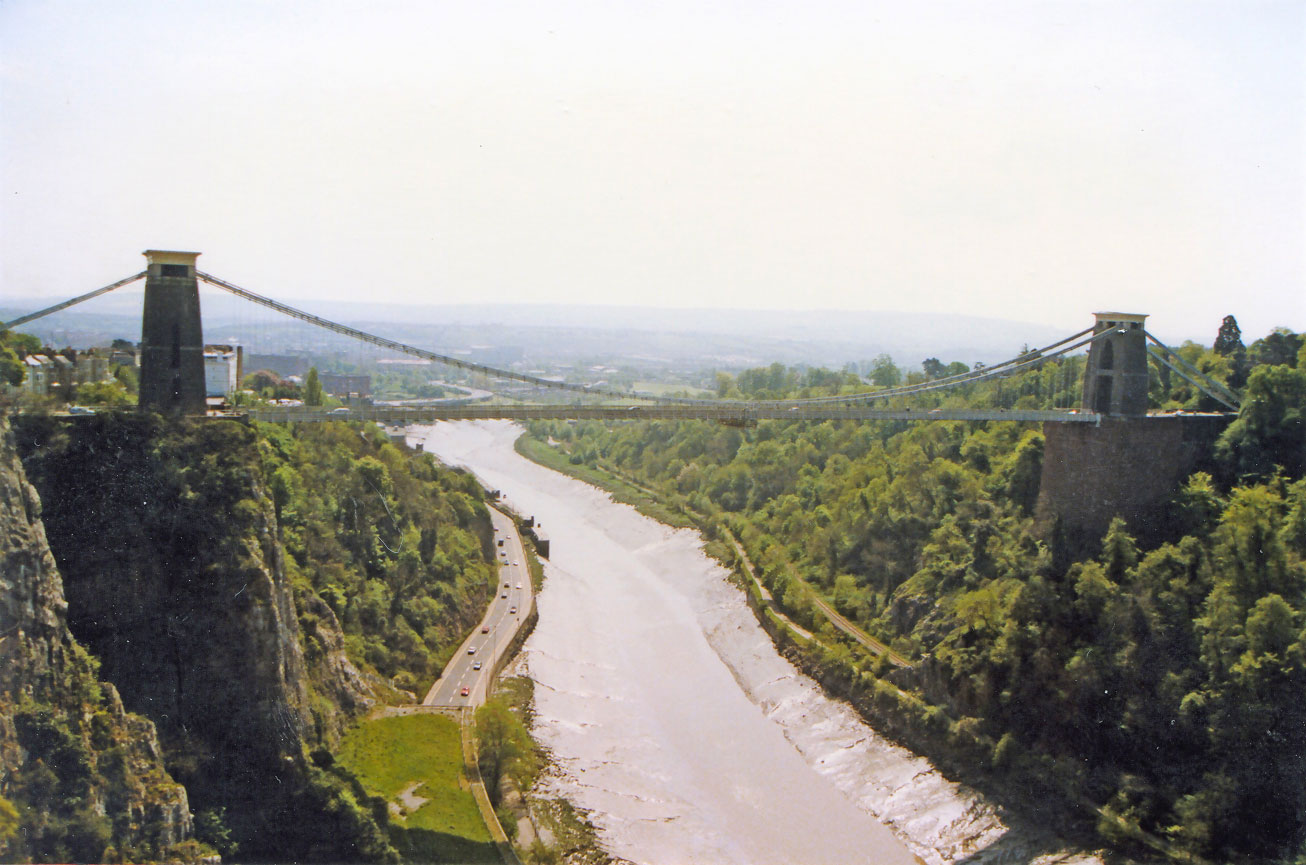 Bristol'da Clifton Asma Köprüsü