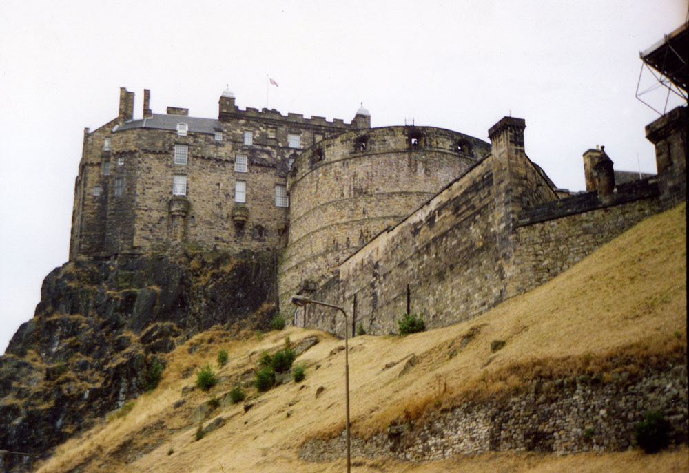 İskoçya'da Edinburgh Kalesi