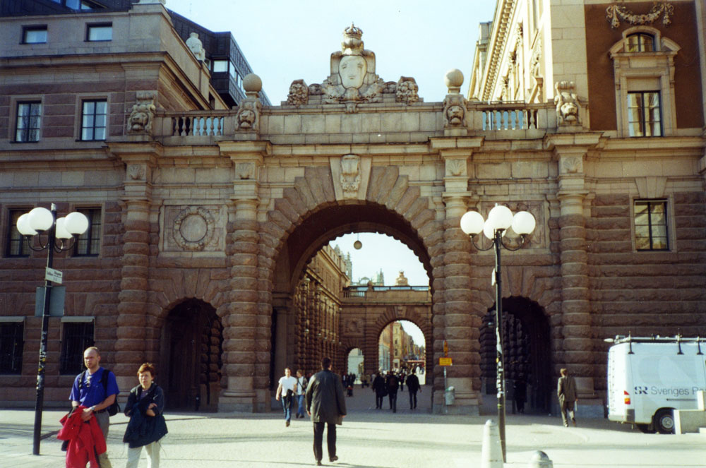 Eski Şehir bölgesinde Riksgatan Kapısı