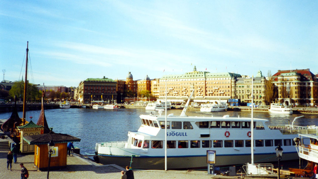 Başkent Stokholm'den bir manzara