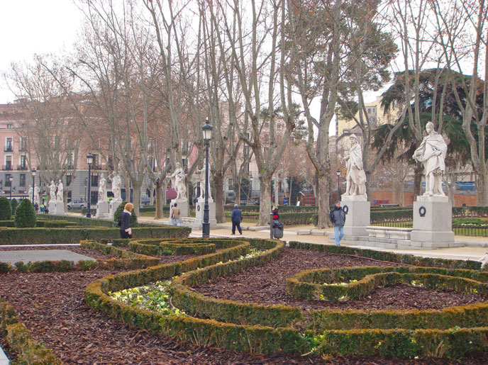 Madrid'de bir park