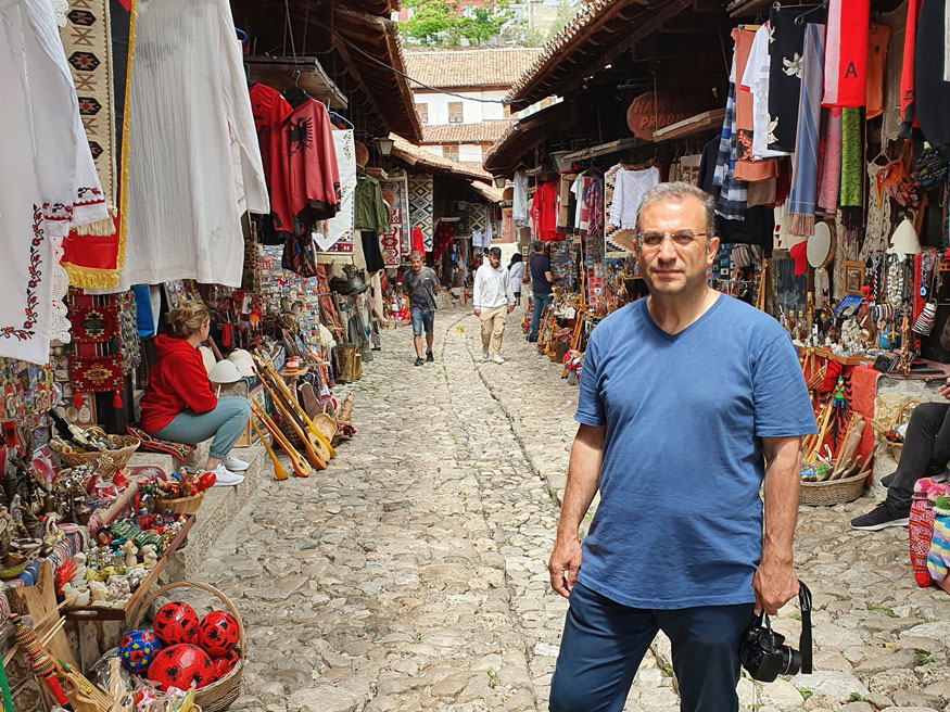 Kruje'de Osmanlı Çarşısı da denilen Eski Çarşı