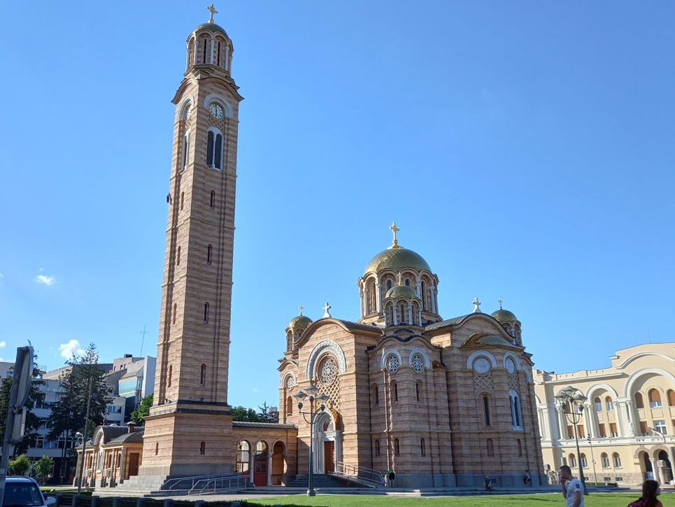 Sırp Cumhuriyeti'nin merkezi Banja Luka'da Kurtarıcı İsa Katedrali